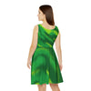 Green | Women&#39;s Skater Dress (AOP)