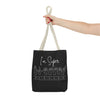 I&#39;m Super Blessed | Black Tote Bag (AOP)