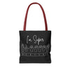 I&#39;m Super Blessed | Black Tote Bag (AOP)