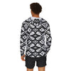 Men&#39;s AOP Warm-Up Hood with African Pattern - Cozy, Stylish &amp; Durable - ToniKay Creations