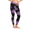 Purple Rose | Stretchy Leggings (AOP)