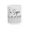 I&#39;m Super Blessed | White Ceramic Mug, (11oz, 15oz)