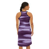 Elegant Purple Women&#39;s Racetrack Dress (AOP) - Flattering Silhouette, High-Quality Fabric, Chic Design