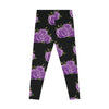 Purple Rose | Stretchy Leggings (AOP)