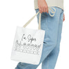 I&#39;m Super Blessed | White Tote Bag (AOP)