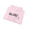 Glory Hoodie with ASL Design | Inspirational &amp; Comfortable Hoodie  |  Unisex Heavy Blend™ Hooded Sweatshirt