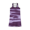 Elegant Purple Women&#39;s Racetrack Dress (AOP) - Flattering Silhouette, High-Quality Fabric, Chic Design