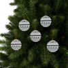 Ceramic Ornaments African Tribal Design 2-Sided - Perfect Holiday Decor