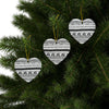 Ceramic Ornaments African Tribal Design 2-Sided - Perfect Holiday Decor