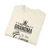 Grandma The Real Queen | Unisex Garment-Dyed T-shirt | For the best Grandmothers | Light Colors - ToniKay Creations