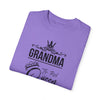 Grandma The Real Queen | Unisex Garment-Dyed T-shirt | For the best Grandmothers | Light Colors - ToniKay Creations