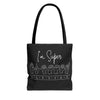 I&#39;m Super Blessed | Black Tote Bag (AOP)