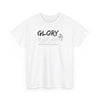 Glory T-Shirt with ASL Design | Inspirational American Sign Language Apparel | Unisex Heavy Cotton Tee