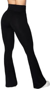 Sunzel Flare Leggings - High-Waisted Crossover Yoga Pants | Tummy Control &amp; Wide Leg, 34&#39;&#39; Inseam