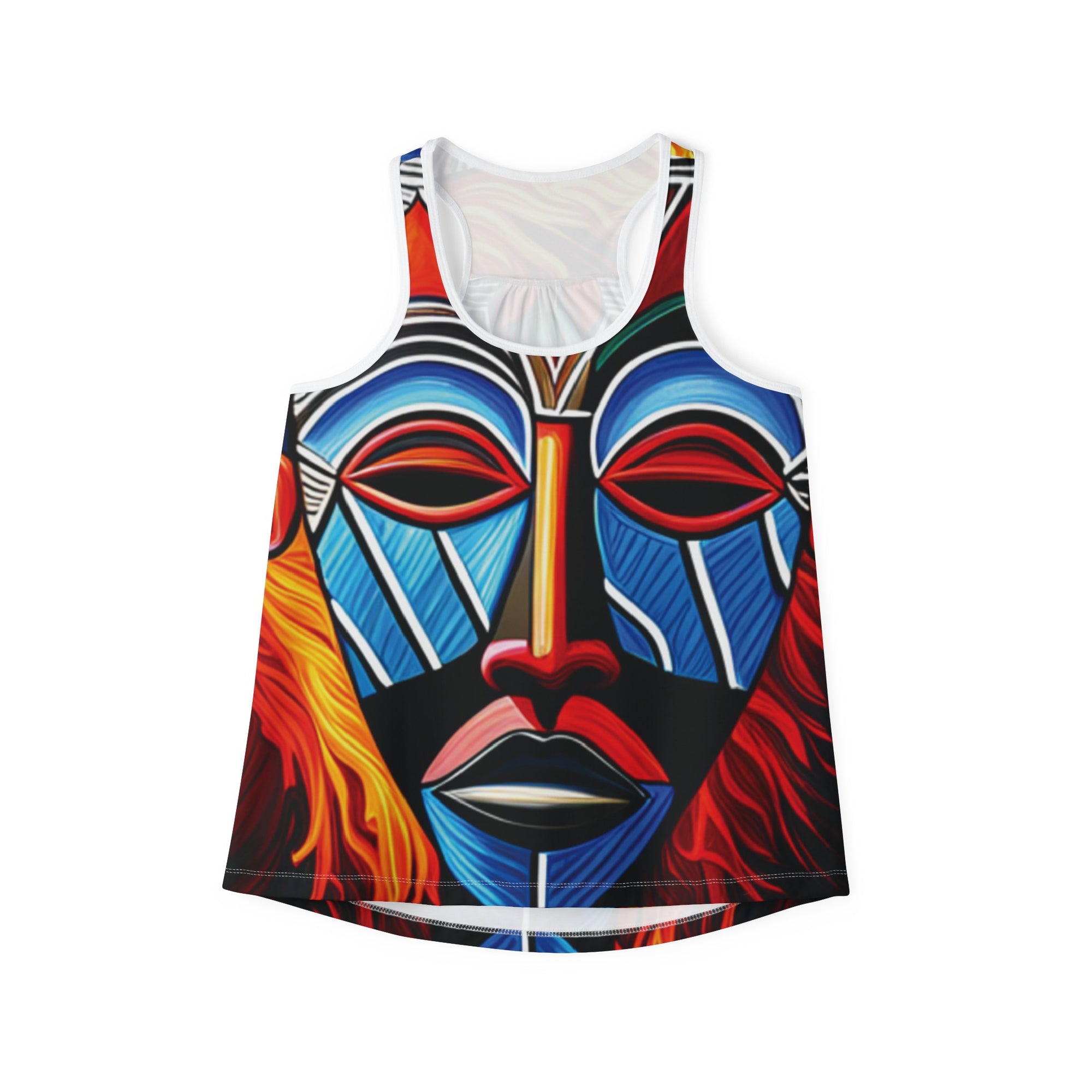 African Mask Style 2 | Women's Tank Top (AOP) - ToniKay Creations