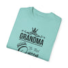 Grandma The Real Queen | Unisex Garment-Dyed T-shirt | For the best Grandmothers | Light Colors - ToniKay Creations