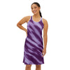 Elegant Purple Women&#39;s Racetrack Dress (AOP) - Flattering Silhouette, High-Quality Fabric, Chic Design - ToniKay Creations