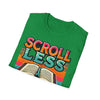 Scroll Less, Read More T-Shirt - Inspiring Book Lover&#39;s Tee | Motivational Casual Wear | Unisex Softstyle T-Shirt - ToniKay Creations