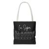 I&#39;m Super Blessed | Black Tote Bag (AOP)