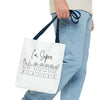 I&#39;m Super Blessed | White Tote Bag (AOP)