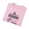 Grandma The Real Queen | Unisex Garment-Dyed T-shirt | For the best Grandmothers | Light Colors - ToniKay Creations