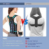 Fit Geno Back Brace Posture Corrector | Adjustable Full Back Support for Women &amp; Men | Pain Relief for Scoliosis, Hunchback, Thoracic Issues