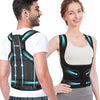 Fit Geno Back Brace Posture Corrector | Adjustable Full Back Support for Women &amp; Men | Pain Relief for Scoliosis, Hunchback, Thoracic Issues