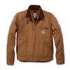 Carhartt Men&#39;s Duck Detroit Jacket (Regular and Big &amp; Tall Sizes), Brown, Large