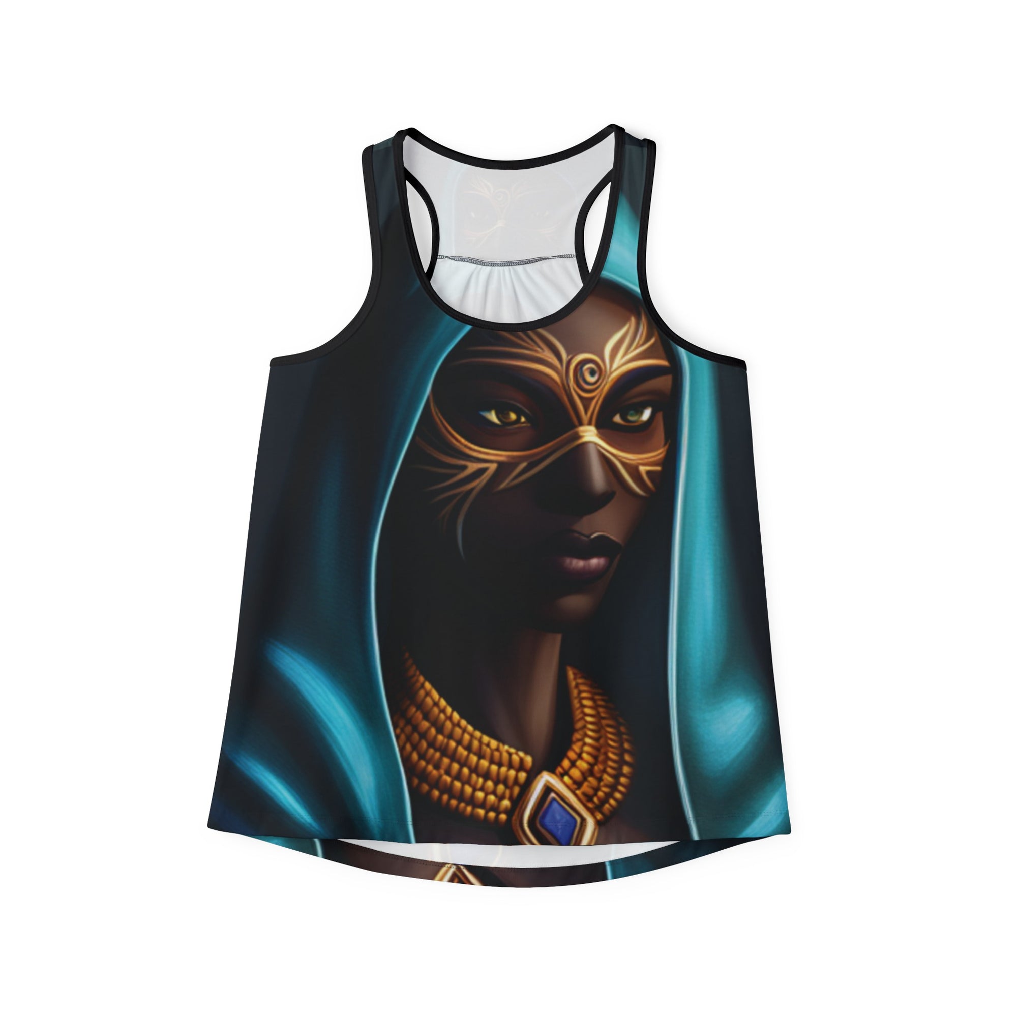 African Warrior Style Women's Tank Top (AOP) - ToniKay Creations