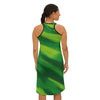 Elegant Green Women&#39;s Racetrack Dress - Flattering Silhouette, High-Quality Fabric, Chic Design - ToniKay Creations