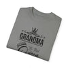 Grandma The Real Queen | Unisex Garment-Dyed T-shirt | For the best Grandmothers | Light Colors - ToniKay Creations