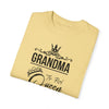 Grandma The Real Queen | Unisex Garment-Dyed T-shirt | For the best Grandmothers | Light Colors - ToniKay Creations