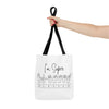 I&#39;m Super Blessed | White Tote Bag (AOP)