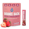 Bounce Back Daily Hydration - Electrolyte Powder Packets - No Sugar- 5 Calories, Organic, All in One Vitamin Stick Strawberry 16 Pack