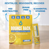 Bounce Back Daily Hydration - Electrolyte Powder Packets - No Sugar- 5 Calories, Organic, All in One Vitamin Stick Lemonade 16 Pack