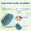 Hair Scalp Massager Shampoo Brush, Scalp Scrubber with Soft Silicone, Scalp Massager for Stress Relax Hair Growth &amp; Dandruff Removal, Shower Hair Brush for Scalp Exfoliator &amp; Wet Dry Hair (Green)