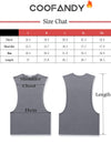 COOFANDY Men 2 Pack Gym Tank Tops Athletic Workout Fitness Bodybuilding T Shirts