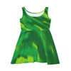 Green | Women&#39;s Skater Dress (AOP)