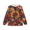 Rose Sunflower Windbreaker Jacket (AOP) | Stylish &amp; Lightweight All-Over Print Windbreaker