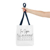 I&#39;m Super Blessed | White Tote Bag (AOP)