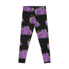 Purple Rose | Stretchy Leggings (AOP)