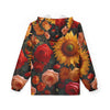 Rose Sunflower Windbreaker Jacket (AOP) | Stylish &amp; Lightweight All-Over Print Windbreaker