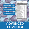 Bounce Back Daily Hydration - Electrolyte Powder Packets - No Sugar- 5 Calories, Organic, All in One Vitamin Stick Strawberry 16 Pack