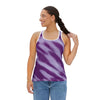 Purple Marble Design Tank Top (AOP)  | Stylish &amp; Trendy | ToniKay Creations