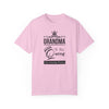 Grandma The Real Queen | Unisex Garment-Dyed T-shirt | For the best Grandmothers | Light Colors - ToniKay Creations