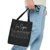 I&#39;m Super Blessed | Black Tote Bag (AOP)