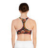 Sunflower &amp; Roses AOP Sports Bra - Stylish High-Performance Athletic Support | Trendy Workout Gear